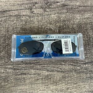 Clip-On Sunglasses with Black Lenses